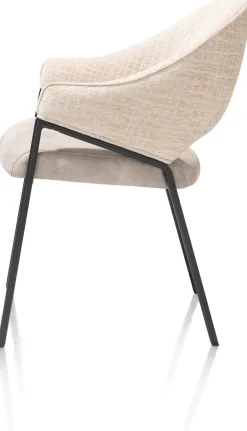 NOLAN armstoel - zwart frame (ROB) - XOOON