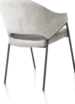 NOLAN armstoel - zwart frame (ROB) - XOOON