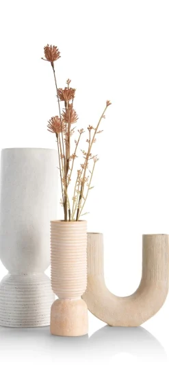 Nova vaas H19cm in de kleur Oranje - COCOmaison