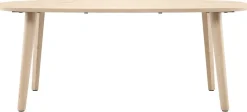 ODDA eetkamertafel 200 x 110 cm - Deens ovaal - naturel eiken