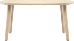 ODDA eetkamertafel 160 x 130 cm - Deens ovaal - naturel eiken