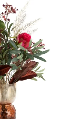 Olive Leaf Spray H82cm kunstbloem in de kleur Groen