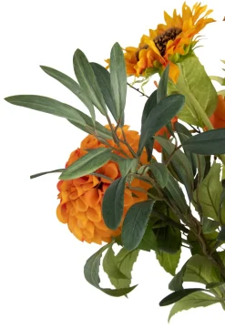 Olive Leaf Spray H82cm kunstbloem in de kleur Groen