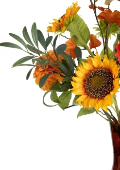 Olive Leaf Spray H82cm kunstbloem in de kleur Groen