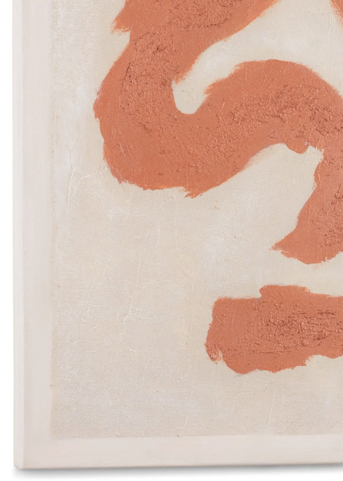 Organic Abstract schilderijen in de kleur Oranje - COCOmaison