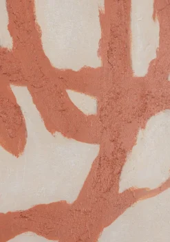 Organic Abstract schilderijen in de kleur Oranje - COCOmaison