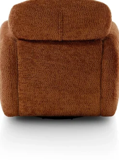 Ostia, draaifauteuil stof Derby - koper