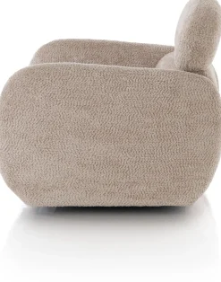 Ostia, draaifauteuil stof Derby - beige