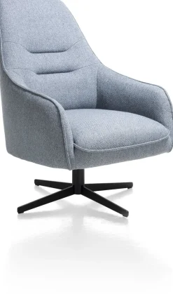Oviedo fauteuil met combistof en hoge rug