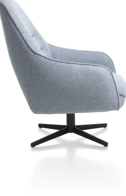 Oviedo fauteuil met combistof en hoge rug