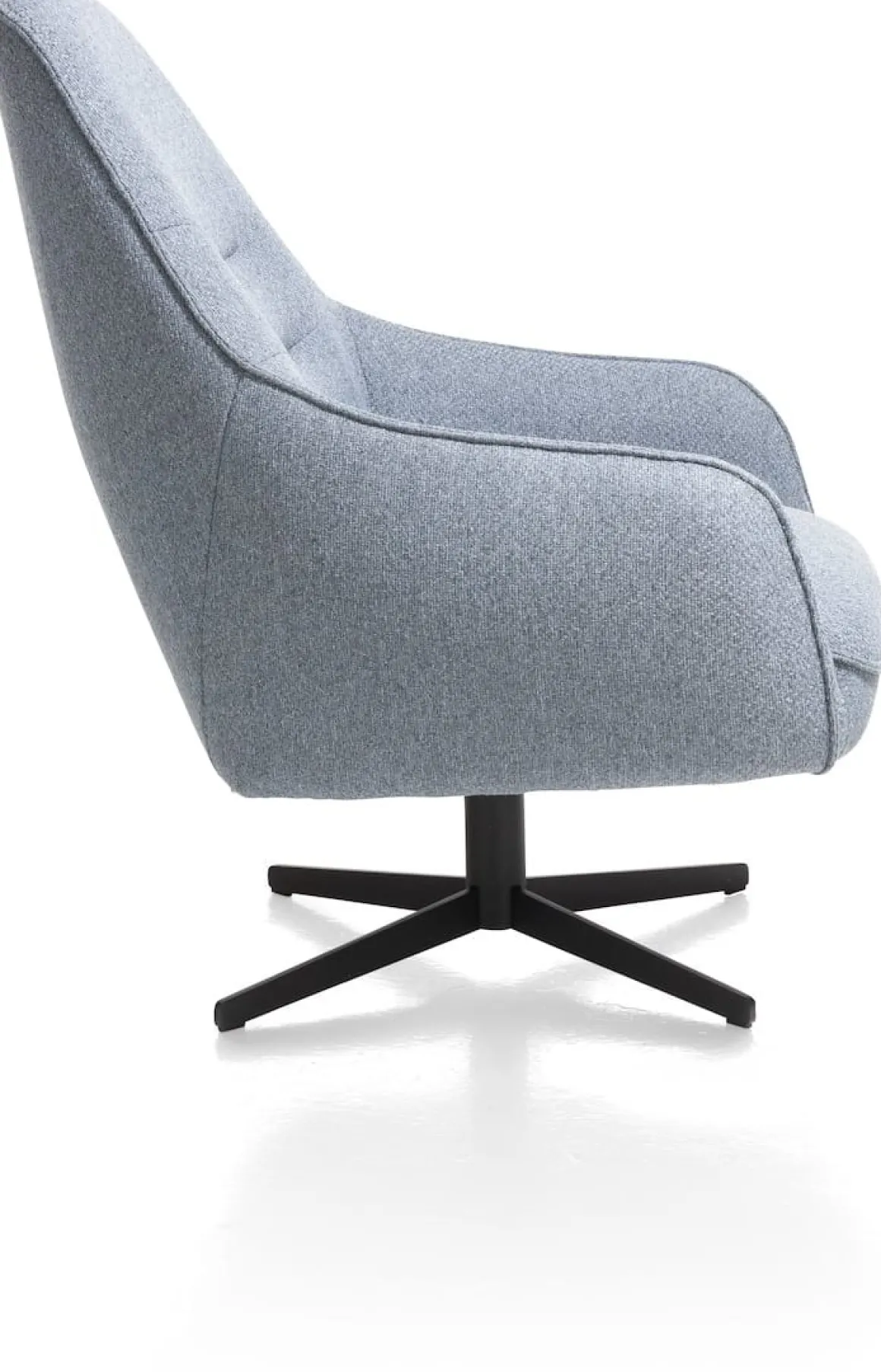 Oviedo fauteuil met combistof en hoge rug