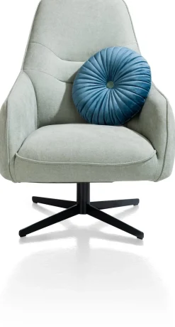 Oviedo fauteuil met combistof en hoge rug