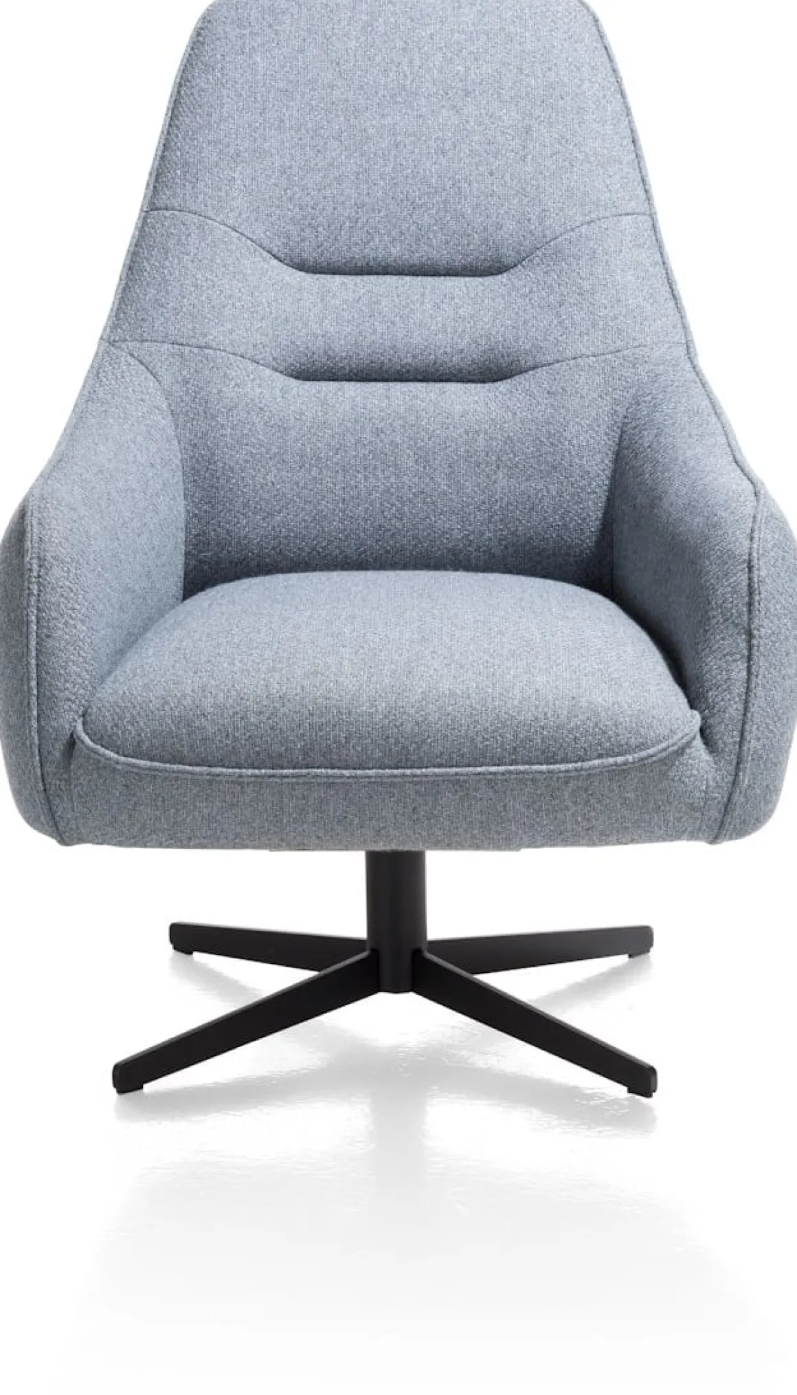 Oviedo fauteuil met combistof en hoge rug