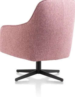 Oviedo fauteuil met combistof en lage rug