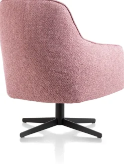 Oviedo fauteuil met combistof en lage rug