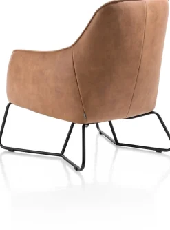 Oviedo fauteuil met combistof en lage rug