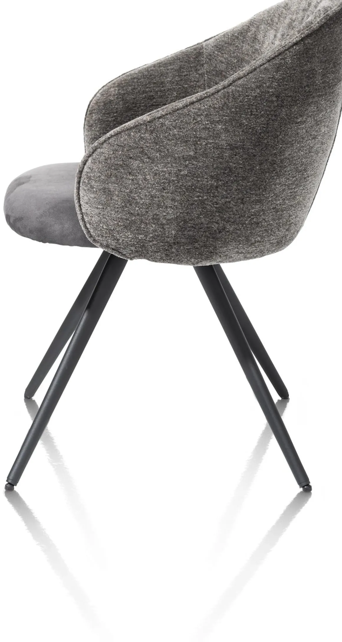 OWEN armstoel 4-poots zwart (ROB) - draaibaar - XOOON