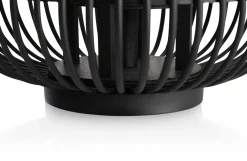 Philou windlicht H26,5cm in de kleur Zwart - COCOmaison