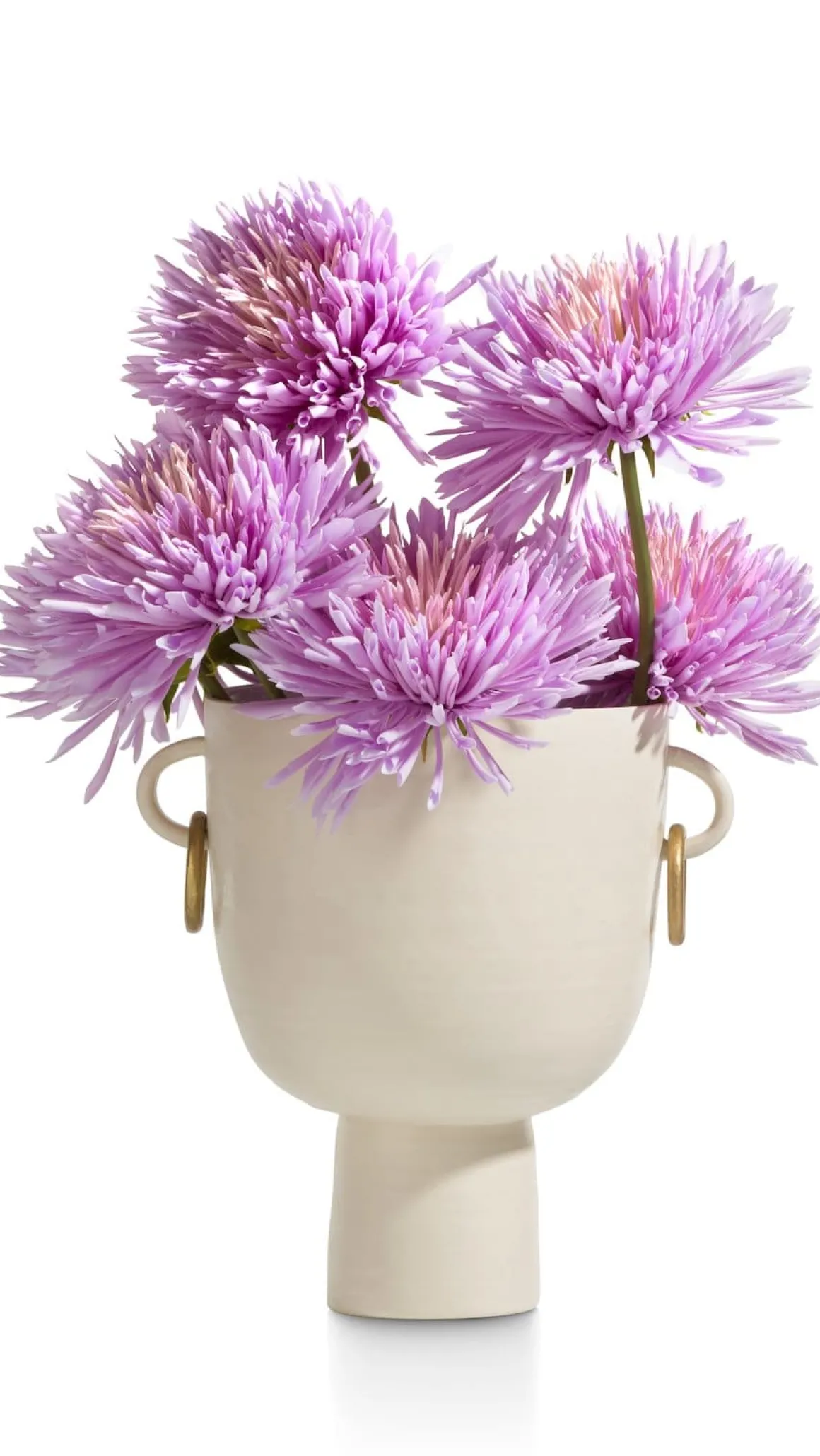 Presley vaas H25cm in de kleur Crème - COCOmaison