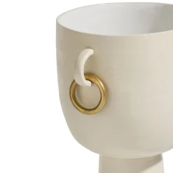 Presley vaas H25cm in de kleur Crème - COCOmaison