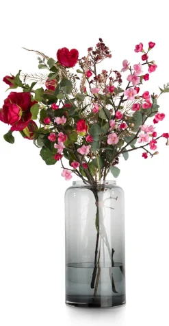 Qunince Spray H97cm kunstbloem in de kleur Roze - COCOmaison