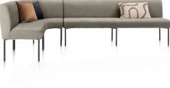 Reverso eetkamerbank 200 cm in de kleur Bruin - XOOON