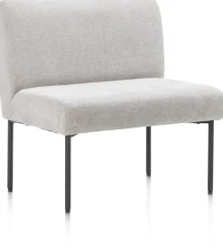 Reverso eetkamerbank 80 cm in de kleur Kiezel - XOOON