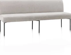 Reverso eetkamerbank 200 cm in de kleur Kiezel - XOOON