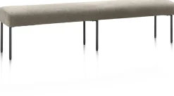 Reverso eetkamerbank 200 cm in de kleur Bruin - XOOON