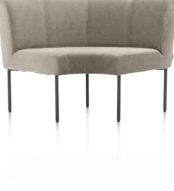 Reverso hoek voor eetkamerbank in de kleur Bruin - XOOON