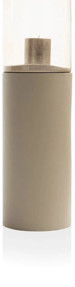 Reza windlicht (H84cm) in de kleur Taupe - COCOmaison