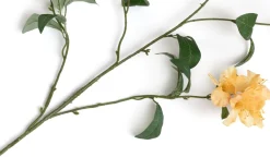 Rhododendron Spray kunstbloem (H118cm) in de kleur Oranje