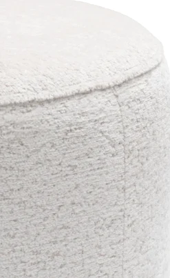 Roan poef rond (H44cm) in de kleur Oker - COCOmaison