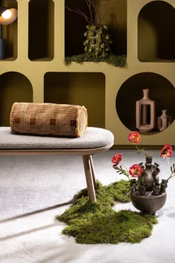 Robbie bolster kussen 45x18cm in kleur Bruin shop je bij COCOmaison