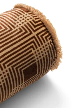 Robbie bolster kussen 45x18cm in kleur Bruin shop je bij COCOmaison