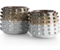 Saar pot H21,5cm in de kleur Multi Color - COCOmaison