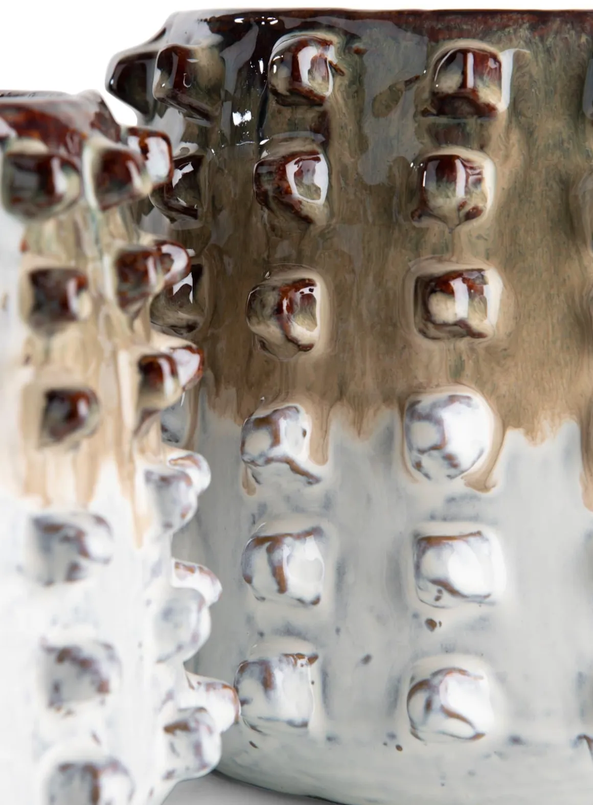 Saar pot H21,5cm in de kleur Multi Color - COCOmaison