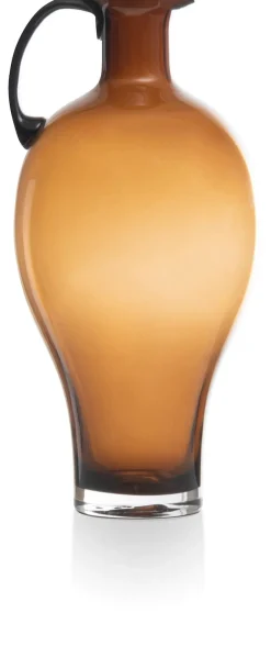 Sable vaas (H44cm) in de kleur Bruin - COCOmaison