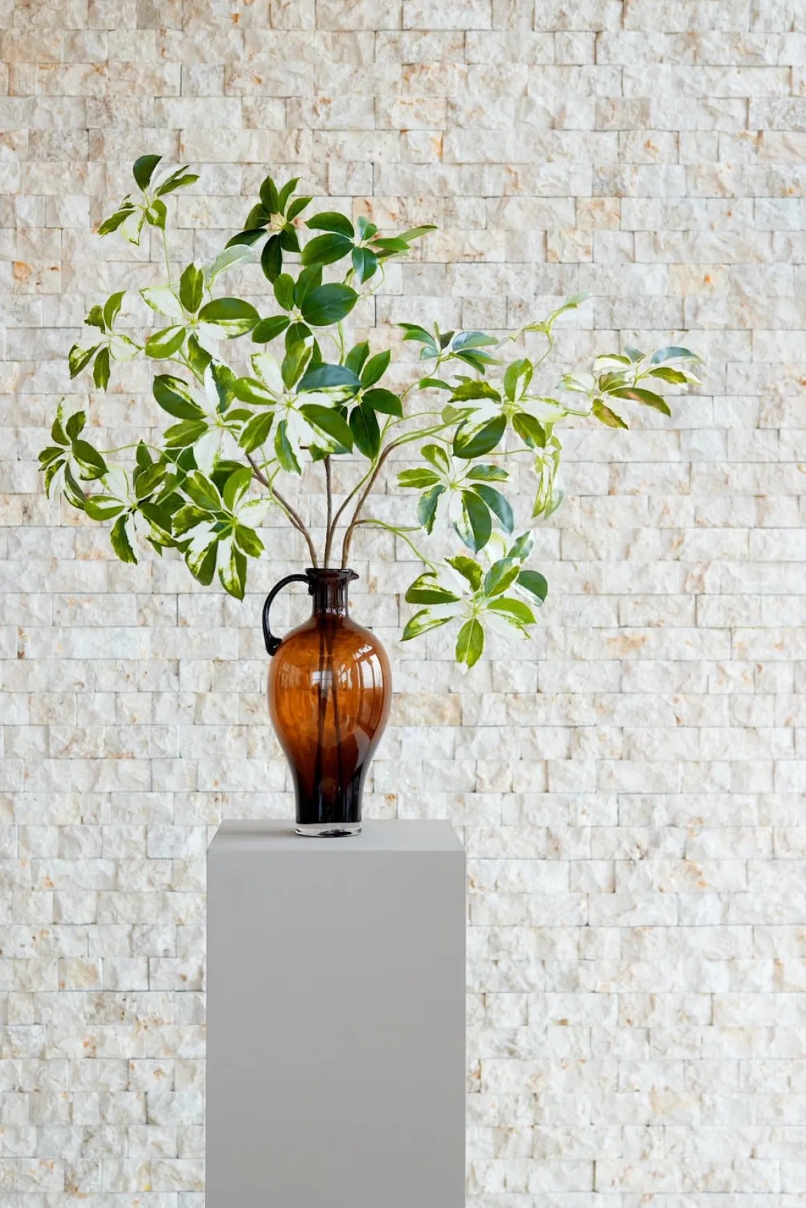 Sable vaas (H44cm) in de kleur Bruin - COCOmaison