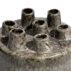 Safia vaas H21cm in de kleur Zwart - COCOmaison