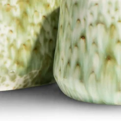 Safia vaas H15cm in de kleur Groen - COCOmaison