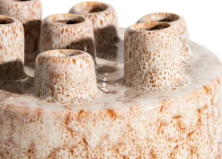 Safia vaas H15cm in de kleur Beige - COCOmaison
