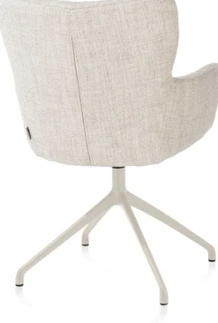Sage, armstoel draaibaar - creme - stof Luton - Creme