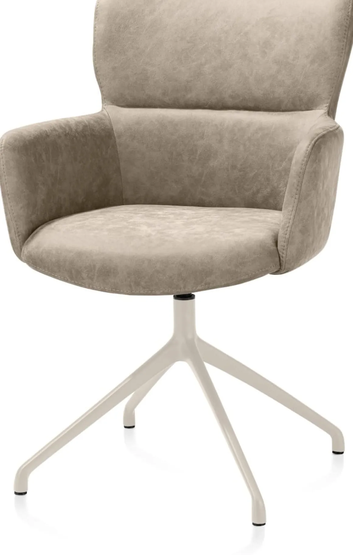 Sage, armstoel draaibaar - creme - stof Oregon - beige