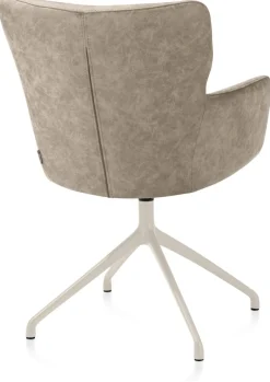 Sage, armstoel draaibaar - creme - stof Oregon - beige