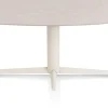 Saluti, EETKAMERTAFEL ELLIPS 180 X 105 CM. - CENTRALE POOT - CRÈME - Light sand