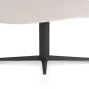 Saluti, EETKAMERTAFEL ORGANISCH 180 X 120 CM. - CENTRALE POOT - ROUGH OFF BL - Light sand