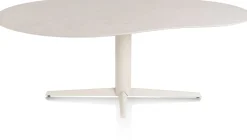 Saluti, EETKAMERTAFEL ORGANISCH 210 X 120 CM. - CENTRALE POOT - CRÈME - Light sand