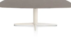 Saluti, EETKAMERTAFEL OVAAL 210 X 105 CM. - CENTRALE POOT - CRÈME - Lava