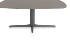 Saluti, EETKAMERTAFEL OVAAL 180 X 105 CM. - CENTRALE POOT - GRAPHIET - Lava